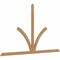 Ekena Millwork Richland Timber Gable Bracket, Western Red Cedar, 108"W x 63"H x 1 1/2"D x 3 1/2"F, 14/12 Pitch GBW108X63X0204RIC00SWR - alternate 3